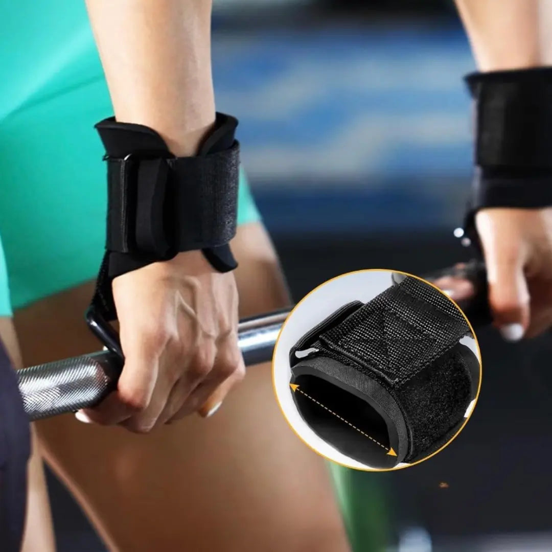 Kancalı Fitness Bileklik (2’li) – Ağırlık Kaldırma Kayışı Oktoria