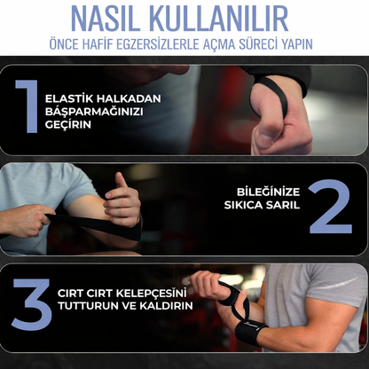 Fitness Crossfit Ağırlık Bilekliği - Bilek Desteği & Koruyucu Oktoria
