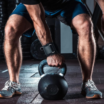 Bilekli Fitness Strap Ağırlık Kayışı – Lifting Straps, Deadlift & Çekiş Egzersizleri İçin Bilek Destekli Halter Kayışı (Siyah) Oktoria