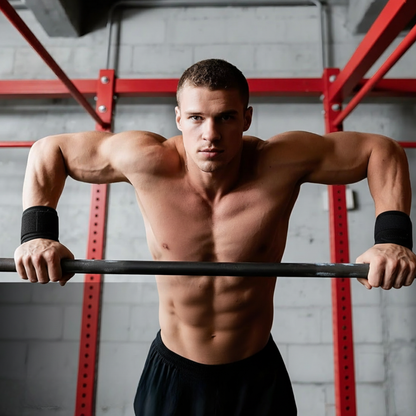 Bilekli Fitness Strap Ağırlık Kayışı – Lifting Straps, Deadlift & Çekiş Egzersizleri İçin Bilek Destekli Halter Kayışı (Siyah) Oktoria